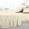 Utopia Bedding 4 Teilige Bettlaken Set, 180x200cm, Burgunderrot(Elfenbein)