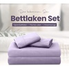 Utopia Bedding 4 Teilige Bettlaken Set, 180x200cm, Burgunderrot(Lavendel)