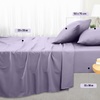 Utopia Bedding 4 Teilige Bettlaken Set, 180x200cm, Burgunderrot(Lavendel)