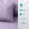Utopia Bedding 4 Teilige Bettlaken Set, 180x200cm, Burgunderrot(Lavendel)