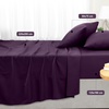 Utopia Bedding 4 Teilige Bettlaken Set, 180x200cm, Burgunderrot(Lila)