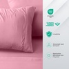 Utopia Bedding 4 Teilige Bettlaken Set, 180x200cm, Burgunderrot(Rosa)