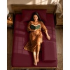 Utopia Bedding 4teilig Bettwäsche-sets – Beige(Bordeaux)
