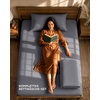 Utopia Bedding 4teilig Bettwäsche-sets – Beige(Grau)