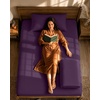 Utopia Bedding 4teilig Bettwäsche-sets – Beige(Lila)