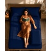 Utopia Bedding 4teilig Bettwäsche-sets – Beige(Marine Blau)