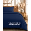 Utopia Bedding 4teilig Bettwäsche-sets – Beige(Marineblau)