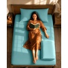 Utopia Bedding 4teilig Bettwäsche-sets – Beige(Spa Blau)