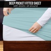 Utopia Bedding 4teilig Bettwäsche-sets – Beige(Spa Blue)