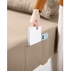 Utopia Bedding Bettlaken Set (3 Teilige, Schwarz), Polyester Mikrofaser, Oeko-Tex Zertifiziert, Spannbettlaken 90×190, Bettlaken 167×243, 1 Bestickten Kissenbezug 50×75(Beige)