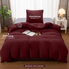 Utopia Bedding Bettwäsche 135×200 cm + 1 Kissenbezug 80×80 cm, Blaugrün(Burgund)