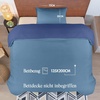 Utopia Bedding Bettwäsche 135×200 cm + 1 Kissenbezug 80×80 cm, Blaugrün(Marineblau/Hellblau)