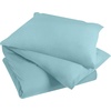 Utopia Bedding Bettwäsche 135×200 cm + 1 Kissenbezug 80×80 cm, Blaugrün(Spa Blau)