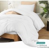 Utopia Bedding Bettwäsche 135×200 cm + 1 Kissenbezug 80×80 cm, Blaugrün(Weiss/Opulenter Garten)