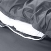 Utopia Bedding Bettwäsche 220×240 Set – Mikrofaser Bettbezug 240×220 cm + 2 Bestickte Kissenbezüge 65×65 cm – Schwarz(Grau)