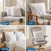 Utopia Bedding Kissenfüllung 45×45 cm 2er Set Kissen Dekokissen für couch(Weiß)