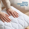 Utopia Bedding Kissenfüllung 45×45 cm 2er Set Kissen Dekokissen für couch(Weiß)