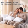 Utopia Bedding Kissenfüllung 80×80 2er Set Innenkissen Kissen Sofakissen(30 5X61 cm (4er Pack))