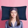 Utopia Bedding Kopfkissen 65×65 2er Set Schlafkissen Atmungsaktiv Kissen(Marineblau)