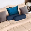 Utopia Bedding Nackenrolle 2er Set Kissenrolle Knierolle Lagerungsrolle(Marineblau)