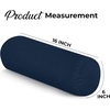 Utopia Bedding Nackenrolle 2er Set Kissenrolle Knierolle Lagerungsrolle(Marineblau)