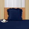 Utopia Bedding Rüsche Bettwäsche 135×200 Set, Grau(Marineblau)