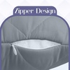 Utopia Bedding Seitenschläferkissen 40×145 cm body pillow Langes Kissen(Grau)