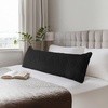 Utopia Bedding Seitenschläferkissen 40×145 cm body pillow Langes Kissen(Schwarz)