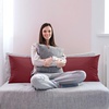 Utopia Bedding Seitenschläferkissen Körperkissen Schwangerschaftskissen(Burgunderfarben)