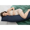Utopia Bedding Seitenschläferkissen Körperkissen Schwangerschaftskissen(Marineblau)