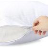 Utopia Bedding Wasserdichter Kissenbezug 80 x 80 cm (2er Set) mit Reißverschluss, Frottee Kissenschoner, Oeko-TEX Zertifiziert Kissenhülle(80 x 80 cm)