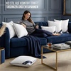 Utopia Bedding kopfkissen 80×80 2er Set Schlafkissen Atmungsaktiv(Weiß)