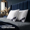 Utopia Bedding kopfkissen 80×80 2er Set Schlafkissen Atmungsaktiv(Weiß)