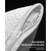 Wasserdichte Kissenschoner mit Reissverschluss, 2er Set , weiss, 50×75 cm(Weiß)
