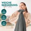 Wasserdichter Matratzenschoner 140×190 cm, 30 cm tief matratzenschutz(Grau)