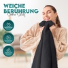 Wasserdichter Matratzenschoner 140×190 cm, 30 cm tief matratzenschutz(Schwarz)