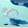 Wasserdichter Matratzenschoner 140×190 cm, 30 cm tief matratzenschutz(Spa Blau)