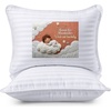 Utopia Bedding Kleinkindkissen 33 x 45 cm, 2er-Set, Kinderkissen (Weiß)(Weiß)