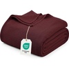 Utopia Bedding Waffeldecke Sommerdecke Kuscheldecke (228×228 cm,KühlesGrau)(Bordeaux)