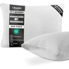 Wasserdichte Kissenschoner mit Reissverschluss, 2er Set , weiss, 50×75 cm(Weiß)