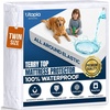 Wasserdichter Matratzenschoner 140×190 cm, 30 cm tief matratzenschutz(White)
