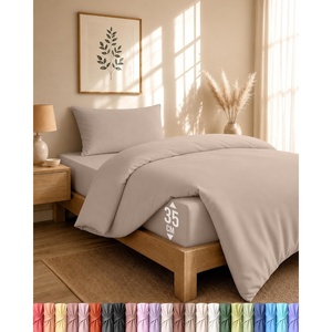 Utopia Bedding 4teilig Bettwäsche-sets – Beige(Beige)