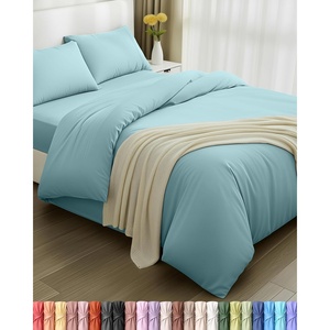 Utopia Bedding 4teilig Bettwäsche-sets – Beige(Spa Blue)