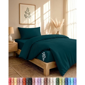 Utopia Bedding 4teilig Bettwäsche-sets – Beige(Türkis)