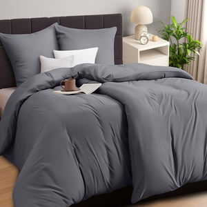 Utopia Bedding Bettwäsche 135×200 cm + 1 Kissenbezug 80×80 cm, Blaugrün(Grau)
