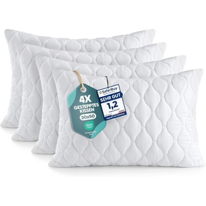 Utopia Bedding Kissenfüllung 30×50 cm 4er Set Kissen Dekokissen für couch(Weiß)
