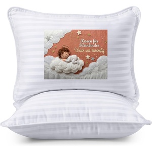 Utopia Bedding Kleinkindkissen 33 x 45 cm, 2er-Set, Kinderkissen (Weiß)(Weiß)