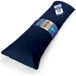 Utopia Bedding Seitenschläferkissen 40×145 cm body pillow Langes Kissen(Marineblau)