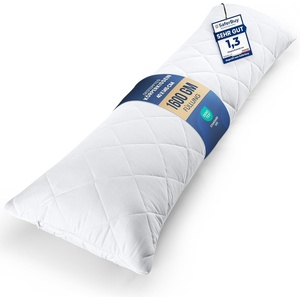 Utopia Bedding Seitenschläferkissen 40×145 cm body pillow Langes Kissen(Weiß)