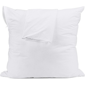 Utopia Bedding Wasserdichter Kissenbezug 80 x 80 cm (2er Set) mit Reißverschluss, Frottee Kissenschoner, Oeko-TEX Zertifiziert Kissenhülle(80 x 80 cm)